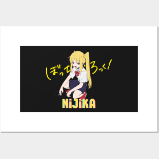 Nijika Ijichi Bocchi The Rock anime girl Posters and Art